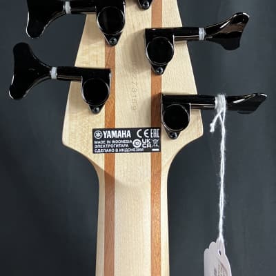 Yamaha TRBX305CAR 5-String Bass Guitar Gloss Candy Apple Red Finish image 10