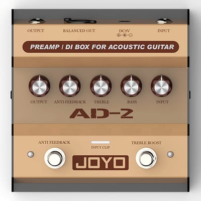 Joyo AD-2 Acoustic guitar pedal pre-amp/DI Just released image 2