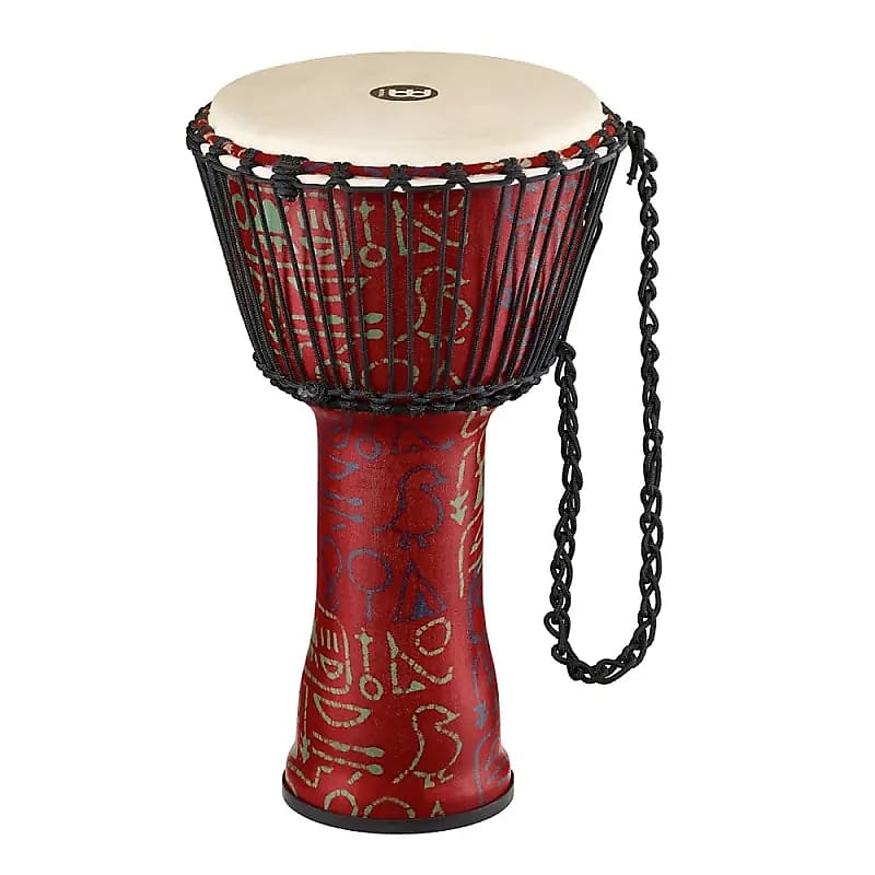 Meinl PADJ1-M-G T10" Travel Series Rope-Tuned Djembe With Goat Skin Head image 1
