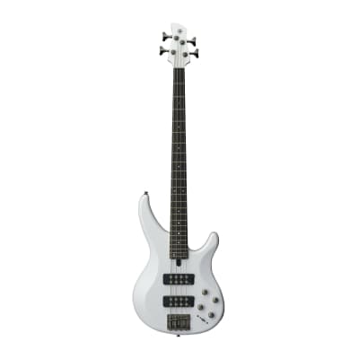 Yamaha TRBX304 4-String Electric Bass Guitar (White) image 1