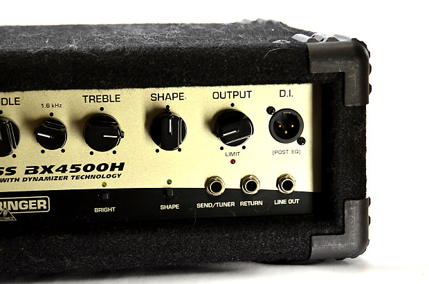 ベース Beringer Ultrabass BX4500H Behringer Ultrabass BX4500H Bass Amplifier Head Overview