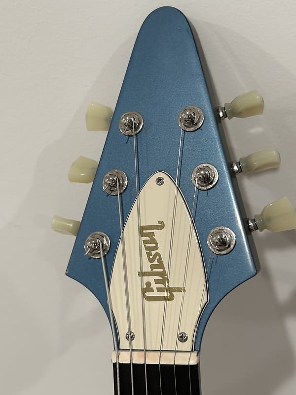 Gibson Flying V 2002- Pelham Blue image 1