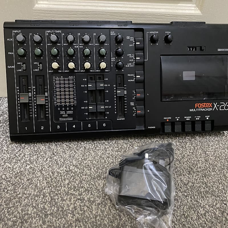 FOSTEX X26 vintage analog 4 track multitrack cassette tape Reverb