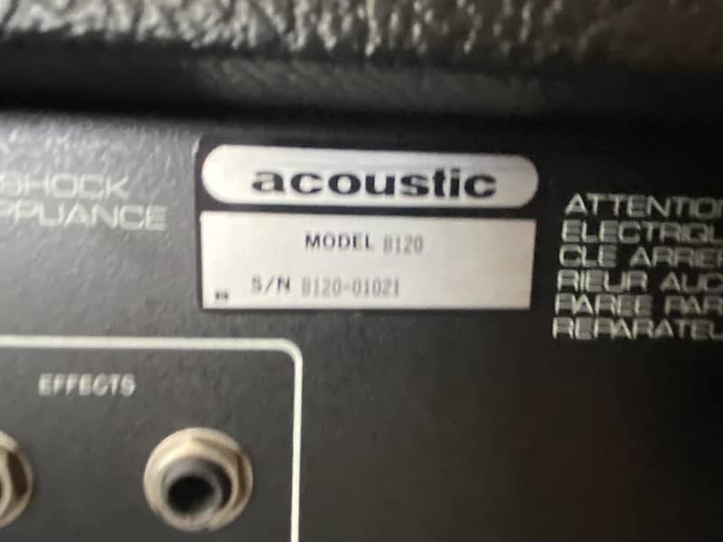 Acoustic B120 Bass Head and Cabinet | Reverb