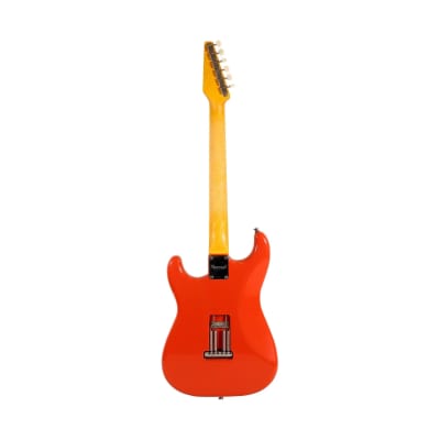 Macmull S Classic Electric Guitar, Fiesta Red image 5