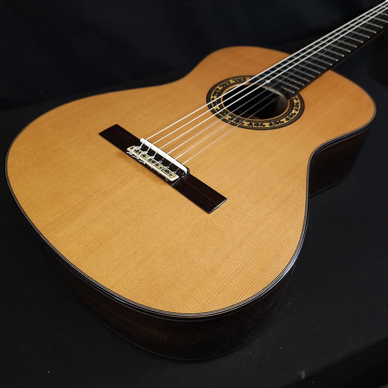 Jose Ramirez Cedar Guitarra del Tiempo Studio Classical Nylon String Guitar w/ Logo'd Hard Case image 1