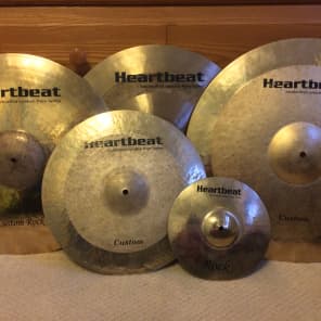 Heartbeat Percussion Cymbal Package Used 22, 20, 20, 16, 10 image 1