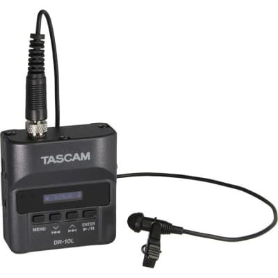 Tascam DR-10L Portable Digital Audio Recorder with Lav Microphone