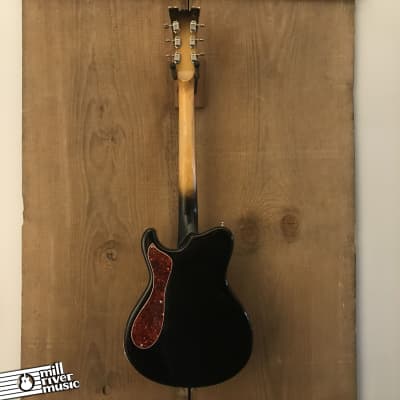 Mosrite SM Singlecut Vintage Electric Guitar Black Modified 1977 image 4