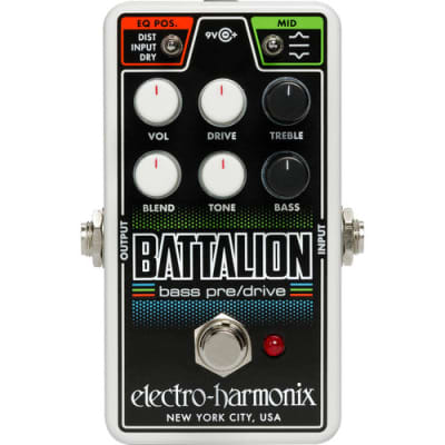 Electro-Harmonix Nano Battalion Bass Preamp and Overdrive