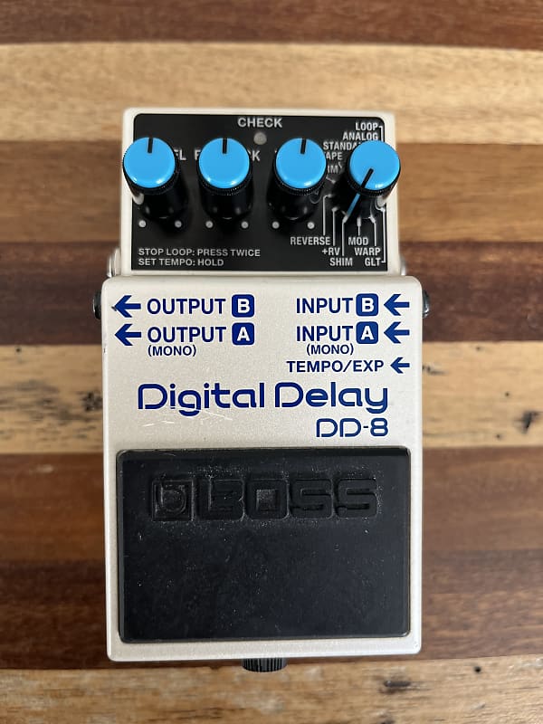 Boss DD8 Digital Delay 2019 Present White Reverb