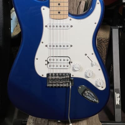 Fender Standard HSS Stratocaster with Maple Fretboard 2003 - Blue Agave image 2
