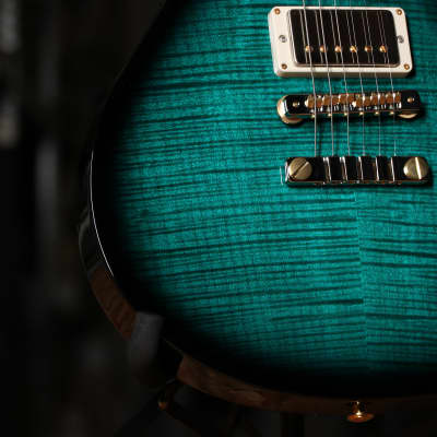 Paul Reed Smith McCarty 594 SC 10-Top Electric Guitar in River Blue Wrap Burst with Case image 4