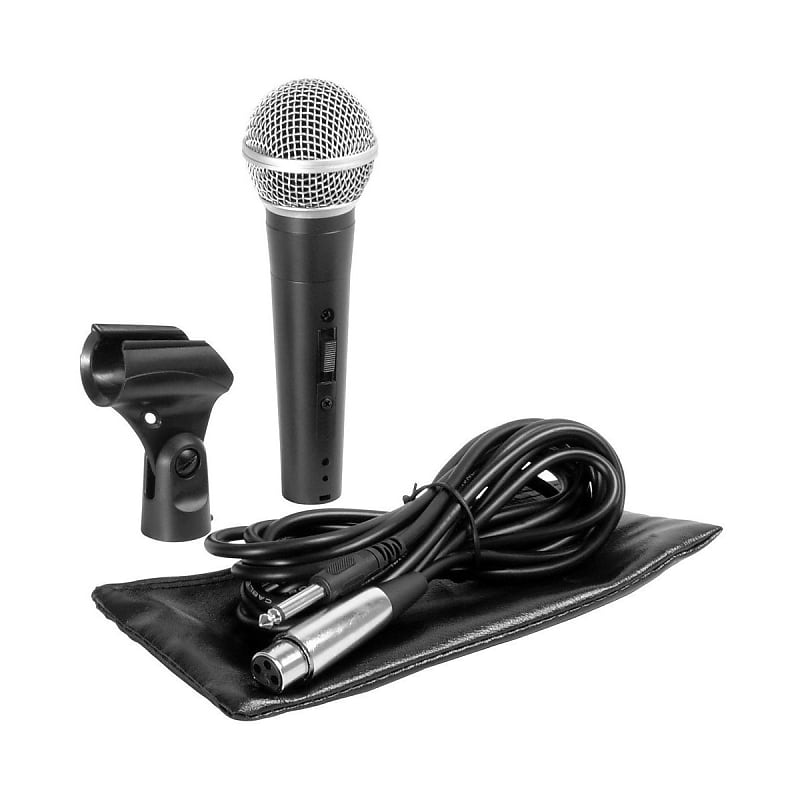 On-Stage MS7500 Microphone Stand Pack with Dynamic Mic and Cable image 2