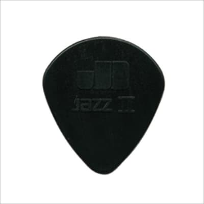 Dunlop Guitar Picks 6 Pack 47P2S Black Stiffo Jazz II picks for sale