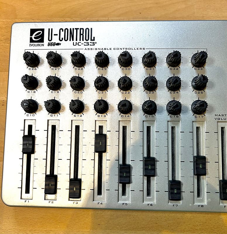 EVOLUTION UC33 UC 33 U-CONTROL selling USB MIDI CONTROLLER