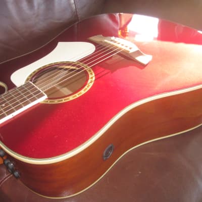 Tagima SWELL EQ-TRD Dreadnought Cutaway Acoustic Guitar - Red Gloss w/ FREE Musedo T-2 Tuner! image 1