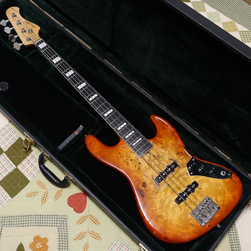 Bacchus Woodline DX4 EWC/BP Handmade in Japan Deviser Burl Poplar Bass