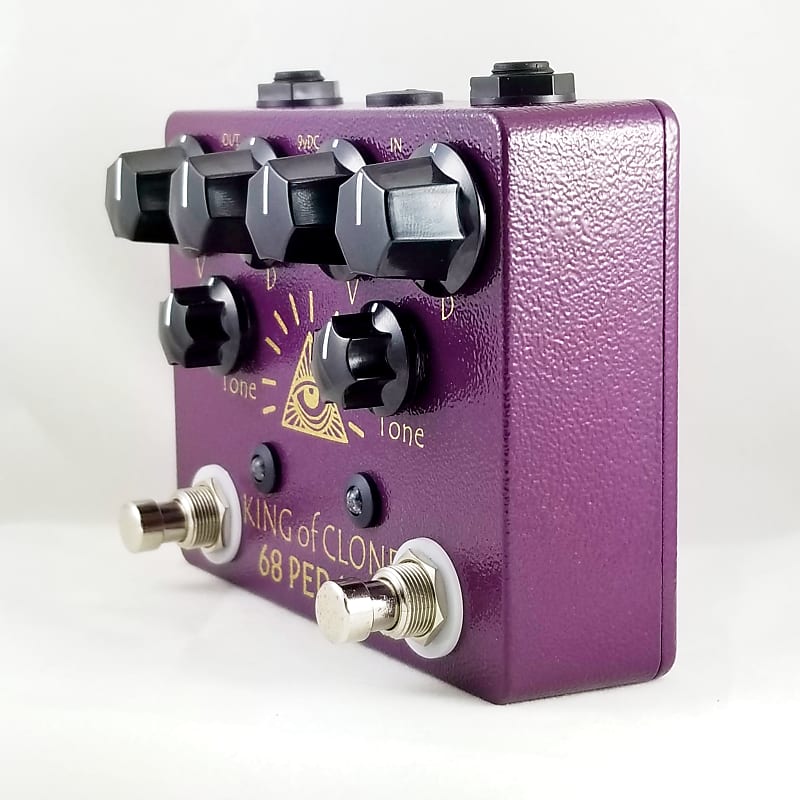 68 Pedals King of Clone Dual Overdrive Pedal