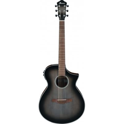 IBANEZ AEWC11-TCB Elektro-Akustik-Gitarre transparent charcoal burst high gloss for sale