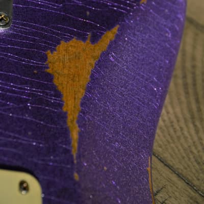 American Fender Stratocaster Custom Relic Purple Sparkle CS Fat 50's image 16
