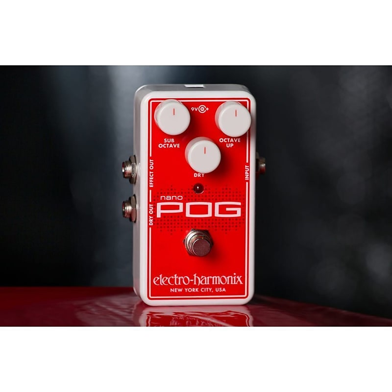 Electro-Harmonix Nano POG Polyphonic Octave Generator Pedal with