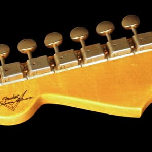2015 Fender Stratocaster 1956 Custom Shop Relic 56 Strat 2-Tone Sunburst image 11