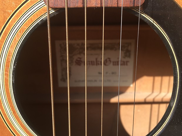Rare Suzuki F 90 acoustic guitar
