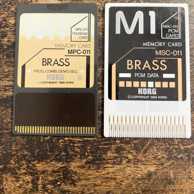 Korg MSC-011 & MPC-011 Brass for M1 M1R M1EX