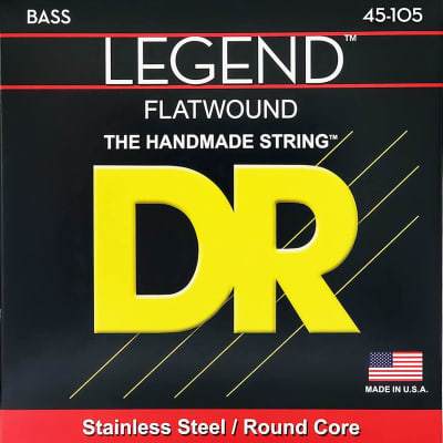 DR Strings FL45 Legend Flat Wound Medium Bass Strings image 1