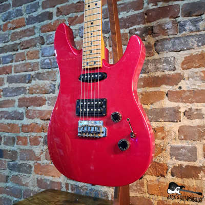 Peavey USA Tracer Electric Guitar (1980s - Red) image 4