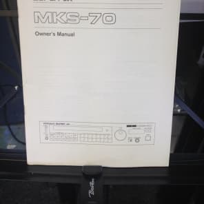 Roland MKS-70 Polyphonic Synthesizer Super JX Owner's Manual image 1