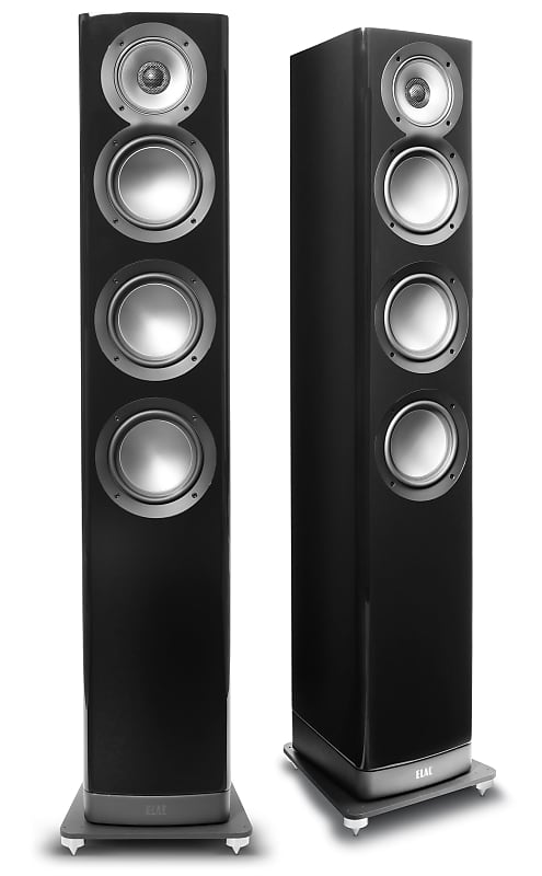 Elac Navis ARF-51 Powered Tower Speakers (Gloss Black, Pair) image 1