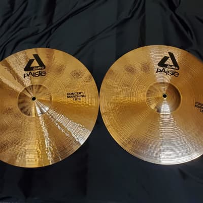 Paiste Alpha 18" Concert/Marching Cymbals image 1