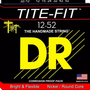 DR JZ-12 Tite Fit Jazz Electric Guitar Strings (12-52)