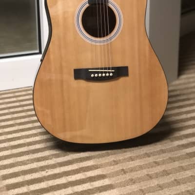 Left Handed Rogue Dreadnought Acoustic Guitar image 3