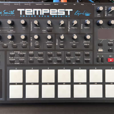 Dave Smith Instruments Tempest 6-Voice Drum Machine 2011 - 2018 Black with Wood Sides