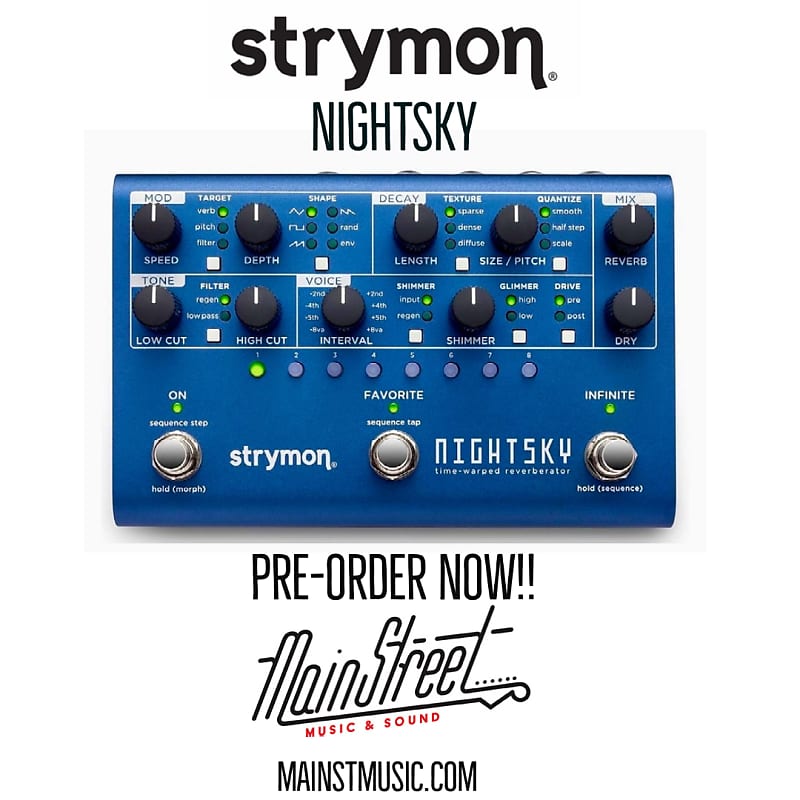 Strymon Nightsky Time-Warped Reverberator. image 1