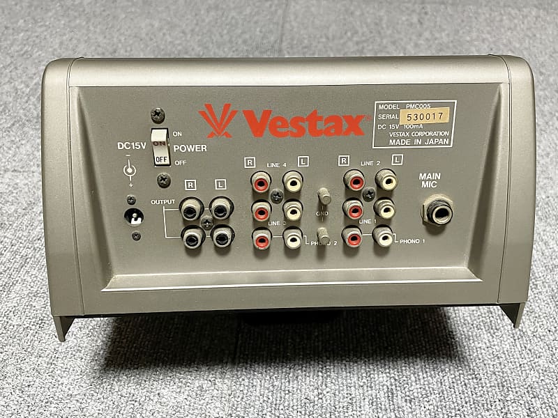 Vestax PMC005 vintage DJ mixer