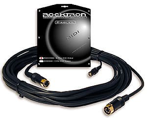 Rocktron RDMH900 5 to 7 pin 30' MIDI cable image 1