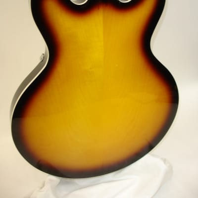 Stagg 335 Copy Semi-Hollow Electric Guitar, Brown Sunburst image 14