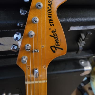 Fender Stratocaster with 3-Bolt Neck, Maple Fretboard 1971 - 1977 - Blonde image 3