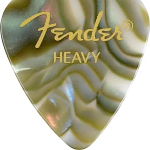 Fender 351 Shape Premium Picks Heavy Abalone