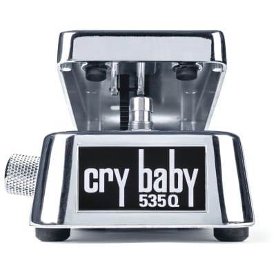 Dunlop 535Q-C Cry Baby Multi-Wah Guitar Effects Pedal, Chrome image 1