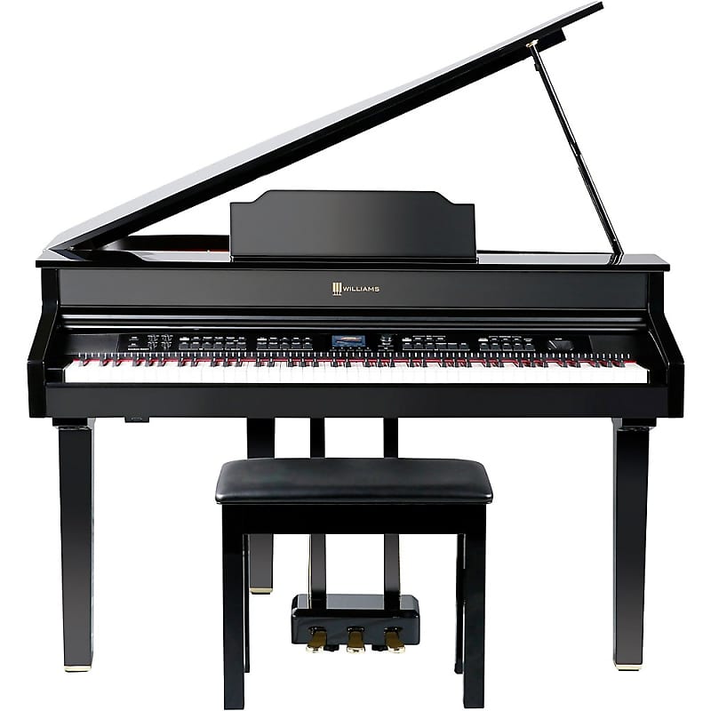 William's Symphony Grand II 88-Key Digital Micro Grand Piano With Bench image 3