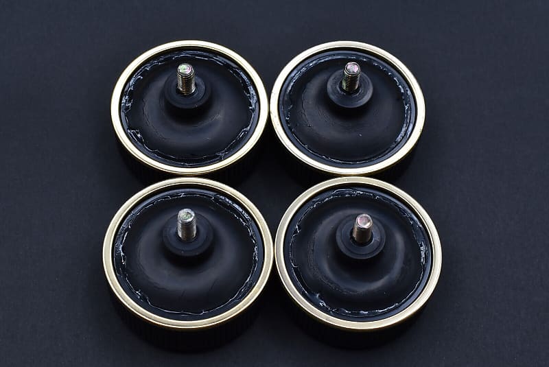 Technics SL-1200 LTD Gold  insulator foot foots feet x 4pcs  			