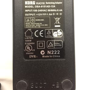 Korg Power Supply For: X50, Micro X, R3, MR1000, or SP170 image 3