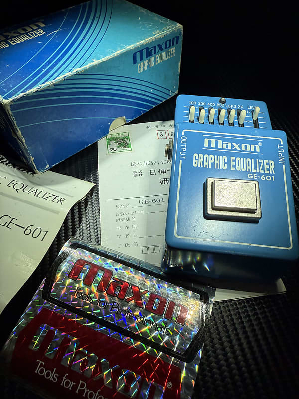 Maxon GE601 Graphic Equalizer 1980s | Reverb