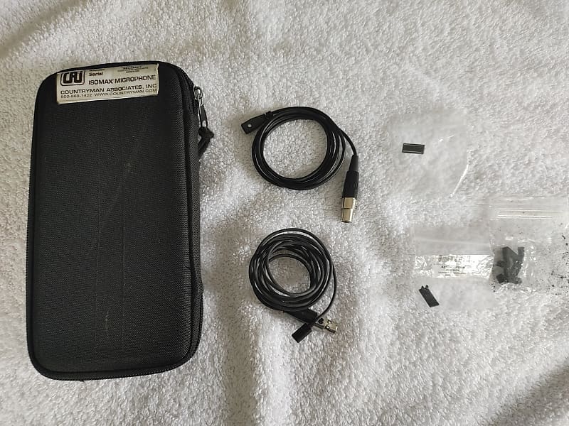 Countryman EMW Isomax lavalier mic microphone with case | Reverb