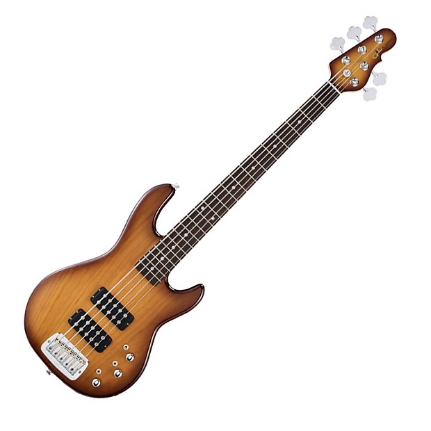 G&L Tribute Series L-2500 5-String Bass Tobacco Sunburst w/ Rosewood Fretboard image 1